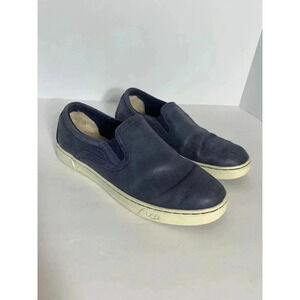 UGG Womens Blue Leather Slip On Sneakers Shoes 1015459 Size 8 Excellent UC